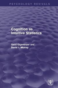 Produktbild: Cognition as Intuitive Statistics