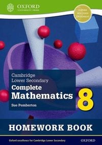 Produktbild: Cambridge Lower Secondary Complete Mathematics 8: Homework Book - Pack of 15 (Second Edition)