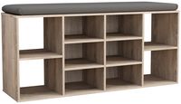 Produktbild: Holz Regal Schuhschrank Schuhregal Hinsol S