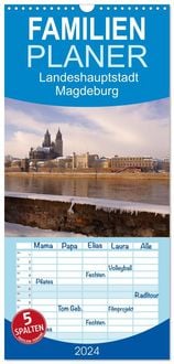 Produktbild: Familienplaner 2027 - Landeshauptstadt Magdeburg mit 5 Spalten (Wandkalender, 21 x 45 cm) CALVENDO