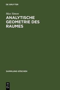 Produktbild: Analytische Geometrie des Raumes