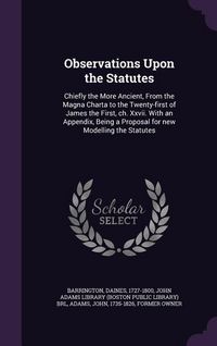 Produktbild: Observations Upon the Statutes