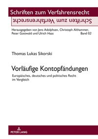 Produktbild: Vorl&auml;ufige Kontopf&auml;ndungen