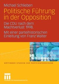 Produktbild: Politische F&uuml;hrung in der Opposition