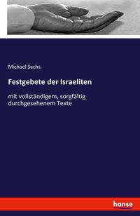Produktbild: Festgebete der Israeliten