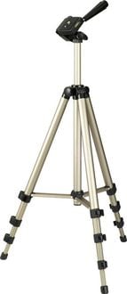 Produktbild: Hama Star 700 Dreibeinstativ 1/4 Zoll Arbeitsh&ouml;he=42 - 125 cm Champagner inkl. Tasche, Wasserwaage
