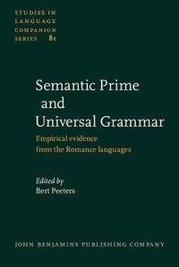 Produktbild: Semantic Primes and Universal Grammar