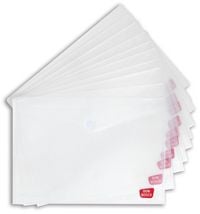 Produktbild: Sicht- und Schutzh&uuml;lle f&uuml;r Kamishibai-Bildkarten (Kamishibai-H&uuml;lle), DIN A3, mit Klettverschluss, transparent, Vorteilspack mit 10 Exemplaren