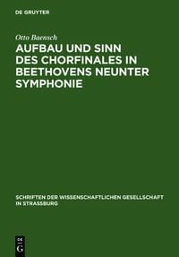 Produktbild: Aufbau und Sinn des Chorfinales in Beethovens neunter Symphonie