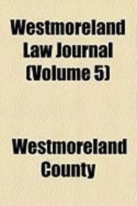 Produktbild: Westmoreland Law Journal (Volume 5)