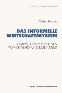 Produktbild: Das informelle Wirtschaftssystem