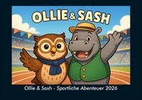 Produktbild: Ollie & Sash - Sportliche Abenteuer 2026 Fotokalender DIN A4
