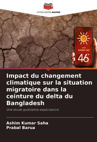 Produktbild: Impact du changement climatique sur la situation migratoire dans la ceinture du delta du Bangladesh
