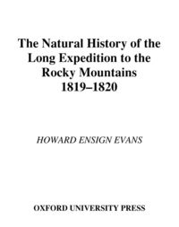 Produktbild: The Natural History of the Long Expedition to the Rocky Mountains (1819-1820)