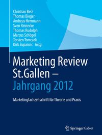 Bild vom Artikel Marketing Review St. Gallen - Jahrgang 2012 vom Autor 