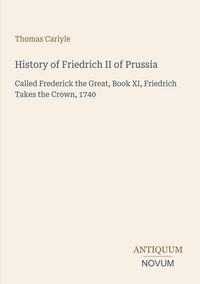 Produktbild: History of Friedrich II of Prussia