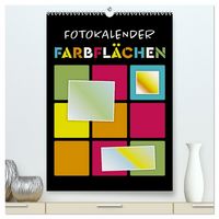 Produktbild: Fotokalender FARBFL&Auml;CHEN (hochwertiger Premium Wandkalender 2027 DIN A2 hoch), Kunstdruck in Hochglanz