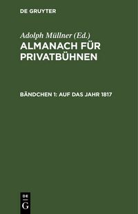 Produktbild: Auf das Jahr 1817