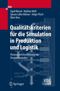 Produktbild: Qualit&auml;tskriterien f&uuml;r die Simulation in Produktion und Logistik