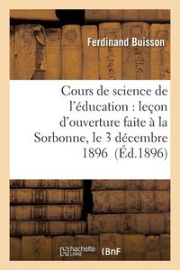 Produktbild: Cours de science de l'&eacute;ducation