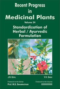 Produktbild: Recent Progress In Medicinal Plants (Standardization Of Herbal / Ayurvedic Formulations)