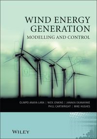 Produktbild: Wind Energy Generation: Modelling and Control