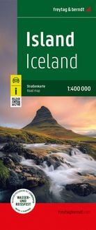 Produktbild: Freytag & berndt Stra&szlig;enkarte Island, Softcover 1:400.000