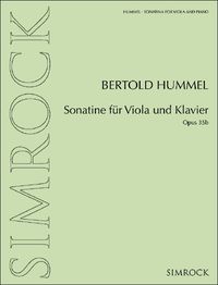 Produktbild: Sonatine f&uuml;r Viola und Klavier