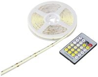 Produktbild: Sygonix SY-5773492 LED-Streifen-Komplettset mit Stecker 230 V 5 m Warmwei&szlig; bis Tageslichtwei&szlig; 1 St.