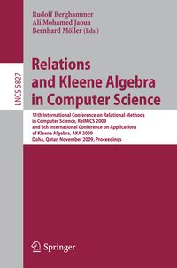 Produktbild: Relations and Kleene Algebra in Computer Science