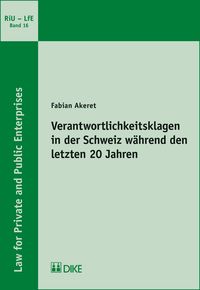 Produktbild: Verantwortlichkeitsklagen in der Schweiz w&auml;hrend den letzten 20 Jahren