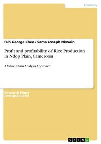 Produktbild: Profit and profitability of Rice Production in Ndop Plain, Cameroon