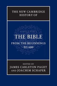 Produktbild: New Cambridge History of the Bible: Volume 1, From the Beginnings to 600