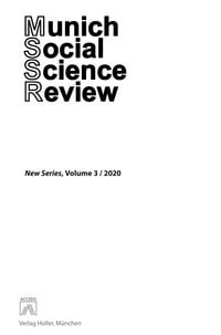 Produktbild: Munich Social Science Review