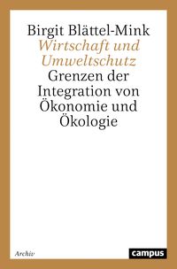 Produktbild: Wirtschaft und Umweltschutz