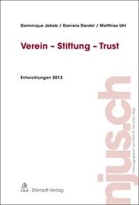 Produktbild: Verein - Stiftung - Trust, Entwicklungen 2013