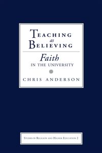 Produktbild: Teaching as Believing