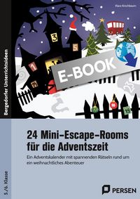Produktbild: 24 Mini-Escape-Rooms f&uuml;r die Adventszeit - Sek I