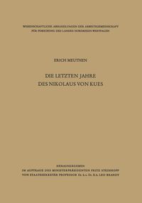 Produktbild: Die letzten Jahre des Nikolaus von Kues