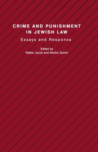 Produktbild: Crime and Punishment in Jewish Law