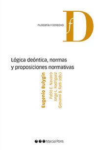 Produktbild: L&oacute;gica de&oacute;ntica, normas y proposiciones normativas