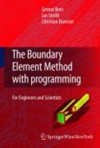 Produktbild: The Boundary Element Method with Programming