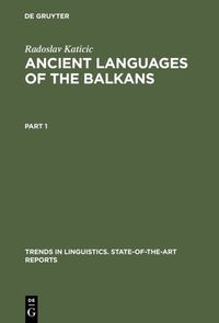 Produktbild: Ancient Languages of the Balkans