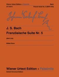 Produktbild: Bach, J: Franz&ouml;sische Suite Nr. 5 G-Dur