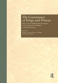 Produktbild: The Governance of Kings and Princes