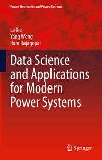 Produktbild: Data Science and Applications for Modern Power Systems