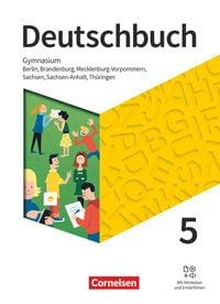 Produktbild: Deutschbuch Gymnasium - Berlin, Brandenburg, Mecklenburg-Vorpommern, Sachsen, Sachsen-Anhalt und Th&uuml;ringen - Ausgabe 2019 - 5. Schuljahr
