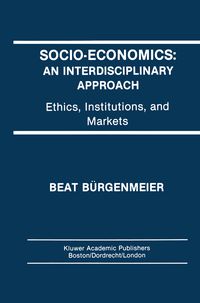 Produktbild: Socio-Economics: An Interdisciplinary Approach