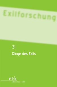 Produktbild: Dinge des Exils