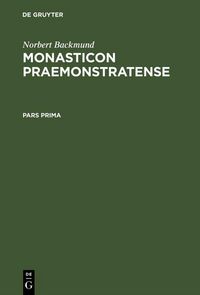 Produktbild: Monasticon Praemonstratense